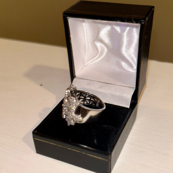 White gold ring (size 10) - Picture 2 of 6